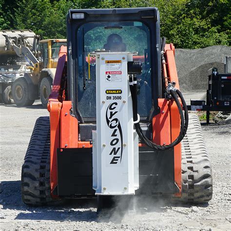 stanley skid steer hammer|skid steer drop hammer attachment.